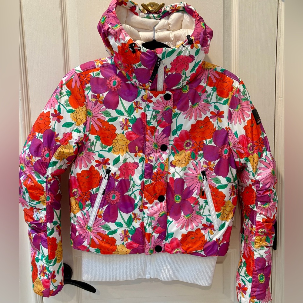LoveShackFancy Bogner Fire + Ice Floral jacket